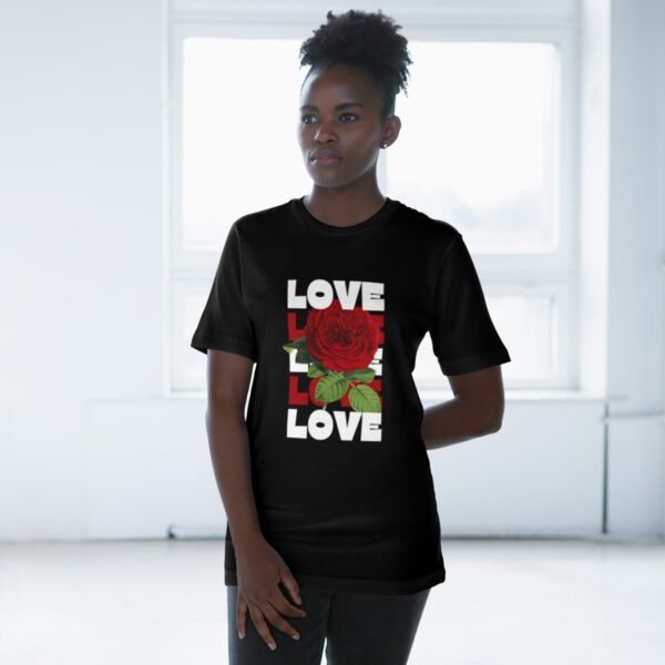 Black Cosmic Garden T-Shirt - Image 6